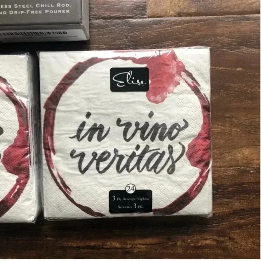 Wine Chiller Gift Set | Wine Chiller | Cocktail Napkins | Gifts | Holiday Gift